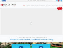 Tablet Screenshot of headstartglobal.com